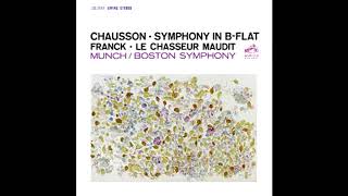 FRANCK La chasseur maudit The Accursed Huntsman  Munch · Boston Symphony Orchestra [upl. by Cohbert]