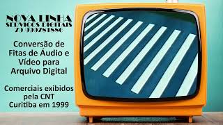 Bloco de Comerciais exibidos em 1999 em Curitiba  Conversão de Fitas em Aracaju Sergipe [upl. by Hamrah]