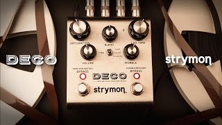 Strymon Deco  Tape Saturation and Doubletracker pedal [upl. by Rowen50]