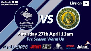 LIVE STREAM HWCC 1st XI Vs Wokingham CC 1st XI Pre Season Friendly Sat 27th April 1130am [upl. by Nosirrah]