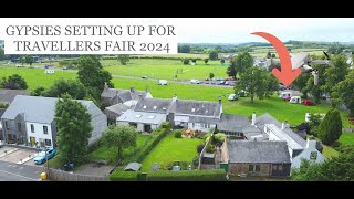 Getting Set Up for The Travellers Horse Fair in St Boswells 2024 [upl. by Ardene]