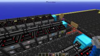 Infinity Skyblock  Automatic Ore Processing [upl. by Yuzik645]