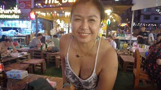 The Beach Bar At Jomtien Market Pattaya Day Night [upl. by Gnaht613]