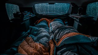 10 Hours ⚡️ Rain Sound On Window Car with Thunder SoundsㅣSleep Study and Relaxation Meditation [upl. by Oloapnaig951]