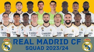 REAL MADRID CF Squad Season 202324  Real Madrid CF  FootWorld [upl. by Ahseket]