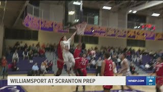 Scranton Prep Wins 6445 Over Williamsport [upl. by Appledorf]