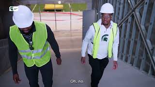 New Football Facility WalkThrough Tour  Michigan State Football [upl. by Emmerich775]