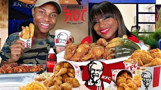 KFC MUKBANG with ItsDarius [upl. by Danice497]