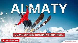 Almaty Kazakhstan 6 Days Winters Itinerary from India  Things to do in Winter 🇰🇿 [upl. by Amorette243]