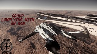 The MOST INSANE 890 Jump Pilot you will EVER see in Star Citizen  Group LowFly [upl. by Gee88]