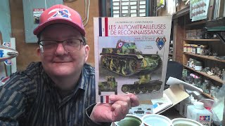 Model Building  Renault AMR 35 light tank [upl. by Ahsienad]