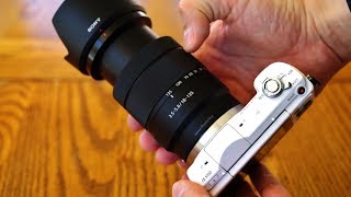 Sony E 18135mm f3556 OSS SEL18135 lens review with samples [upl. by Daiz]