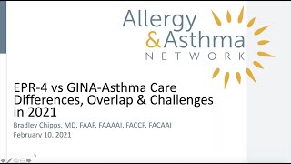 EPR 4 vs GINA Asthma Care Differences Overlap amp Challenges in 2021 [upl. by Nylyaj]