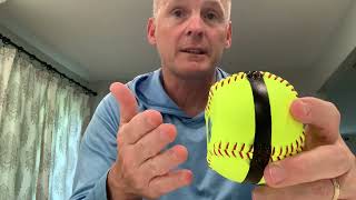 Spinform ball for softball pitching [upl. by Nhar]