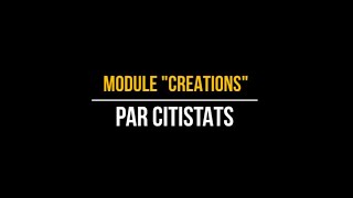 Présentation du module CITISTATS sur les créations dentreprises [upl. by Anahtor]