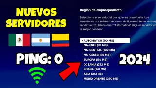 LOS NUEVOS SERVIDORES DE FORTNITE EN LATAM SERVIDORES EN MÉXICO ARGENTINA COLOMBIA PERÚ  2024 [upl. by Peyter]