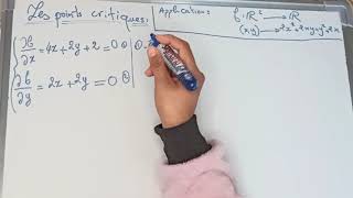 Comment déterminer les points critiques dune fonction à plusieurs variables  exercices corrigés [upl. by Hollington]