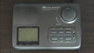 READ DESCRIPTION Midland WR30 RWT  EAS  NOAA Weather Radio KZZ65 2123 [upl. by Mord691]