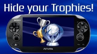 How To Hide Your Trophies With PS Vita [upl. by Adelle]