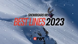 Best Lines of 2023 I Snowboard Men [upl. by Dallis]