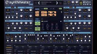 SYNTHMASTER ONE by KV331 Audio 🔹 The BIG Soundtest Demo [upl. by Weinstock]