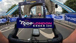 Ride London Essex 100 🚴‍♂️ 2022  My Fastest Century Ride  Closed Roads [upl. by Werdnaed814]