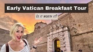 Early Vatican Tour With Breakfast An Insiders Look For 2024  Romewise [upl. by Nairot]