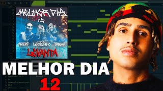 COMO REFAZER O BEAT D0 MELHOR DIA 12  LEVANTA  MATUÊ MC LEOZINHO ZS E BARONI  FL STUDIO TUTORIAL [upl. by Anidem142]