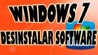 Desinstalar AVG Antivirus o Cualquier Software en Windows 7 [upl. by Nanis]