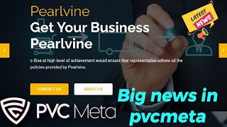 PVC Meta amp Pearlvine news Big update in pvcmeta must watch justpearlvinepvcmetapvcmetaupdate [upl. by Kaslik]