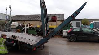 2003 KING LOWLOADER TRIAXLE DRAWBAR TRAILER [upl. by Washington741]