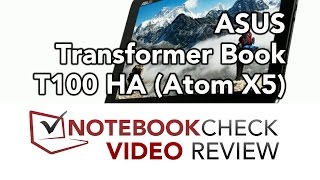 ASUS Transformer Book T100HA Atom X5 Review and test results [upl. by Mailli]