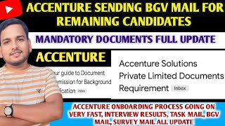 Accenture Background Verification Update  Onboarding Update  Interview Results  Offer Letter JL [upl. by Addis]