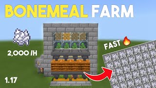 BEST 117 Bone Meal Farm Minecraft Bedrock Tutorial PE  MCPE PS4 Xbox PC Switch [upl. by Edmond152]