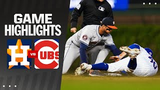 Astros vs Cubs Game Highlights 42324  MLB Highlights [upl. by Chari]