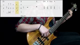 Queen  Bohemian Rhapsody Bass Cover Play Along Tabs In Video [upl. by Ronalda23]