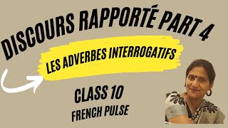 Discours rapporté Part 4french [upl. by Clementas]