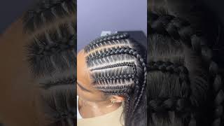 Cornrows For Women  Half Braids  Easy Braids [upl. by Ettenig946]