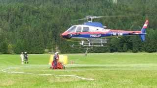 FF Leutasch Hubschraubereinsatz bei Waldbrand [upl. by Anyal323]