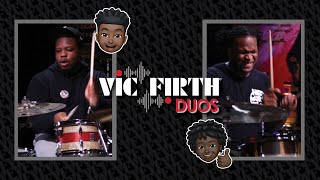 Vic Firth DUOS  Josiah Maddox amp Leonard Maddox [upl. by Leipzig]