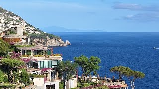 Andando de carro pela costa amalfitana  paradas em Amalfi e Positano Paisagens e musica [upl. by Rape]