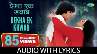 Dekha Ek Khwab with lyrics देखा एक ख्वाब Silsila Amitabh Bachchan Lata Mangeshkar Kishore Kumar [upl. by Reba]