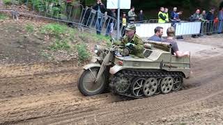 Kettenkrad fun at Militracks SdKfz2 [upl. by Yeltrab]