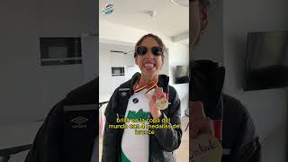 Cicliasta Paralímpica MEXICANA  Dulce María Guerrero juegosparalimpicos Paralímpicos clarosports [upl. by Erbua]