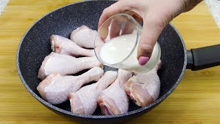 Siempre cocino pollo de esta manera receta rápida de pollo muslos de pollo crujientes [upl. by Duj93]