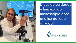 Qual é o jeito correto de limpar as lentes do microscópio ótico  ACQUA EXPERT [upl. by Clarance]