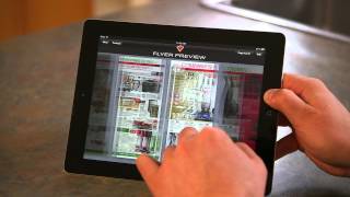 Canadian Tire iPad app Flyer Preview Feature [upl. by Cruickshank]