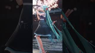 You make me happy Everyday with Miku mmd vocaloid hatsunemiku miku dance mv music anime [upl. by Ronica]