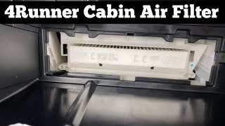 How To Change A 2010  2021 Toyota 4Runner Cabin Air Filter  Remove Replace Replacement Location [upl. by Stalk794]