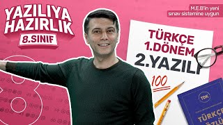 KİM 100 İSTER 8Sınıf Türkçe 1Dönem 2Yazılıya Hazırlık  20232024 Sınav Konuları Full Tekrar [upl. by Reiss]